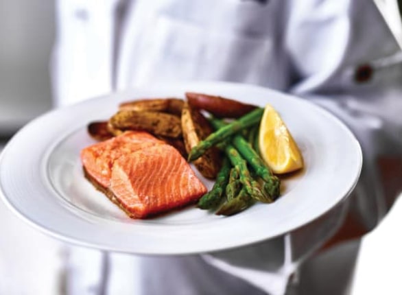 Alexis Estates salmon dish