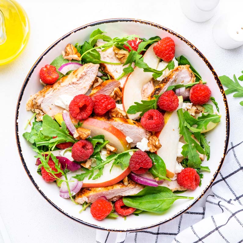 Alexis Estates chicken salad with fruit