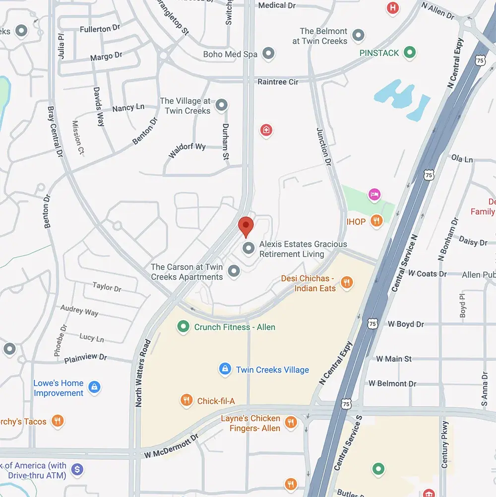 Alexis Estates map