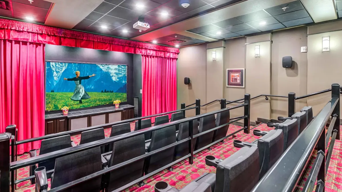 Alexis Estates in house theater