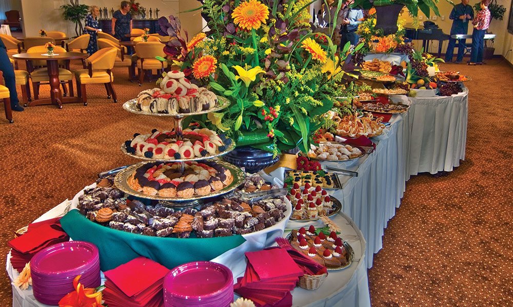Alexis Estates buffet